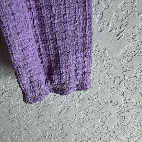 Madewell Squared Neck Textured Long Sleeve Crop Top Size M - Picture 5 of 9